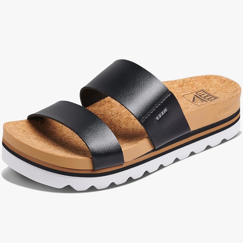 Reef Vista cushion platform sandals 8.5
